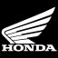 Reflexní samolepka - Logo Honda - Výška reflexní samolepky: 90 mm, Barva reflexní samolepky: Žlutá