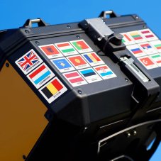 Samolepky vlajek Evropa - 50x42mm