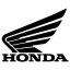Reflexní samolepka - Logo Honda - Výška reflexní samolepky: 90 mm, Barva reflexní samolepky: Žlutá