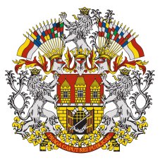 Samolepka – erb Praha - Velký znak