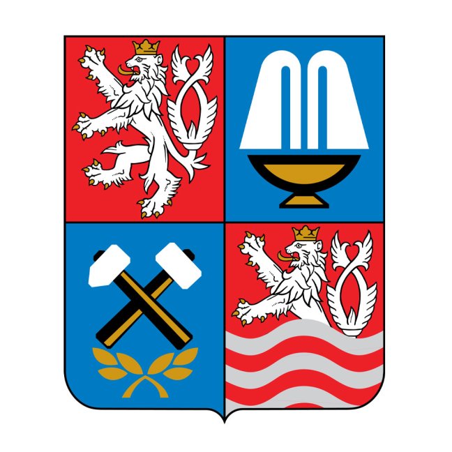 Samolepka – erb kraje - Karlovarský - Výška samolepky: 60mm