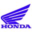 Reflexní samolepka - Logo Honda - Výška reflexní samolepky: 90 mm, Barva reflexní samolepky: Žlutá