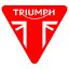 Reflexní samolepka - Logo Triumph - Výška reflexní samolepky: 100 mm, Barva reflexní samolepky: Bílá