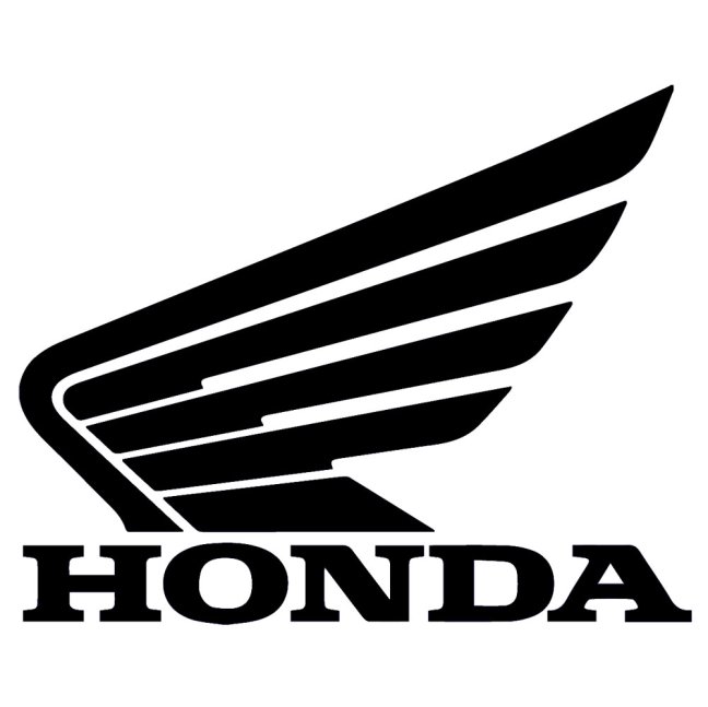 Reflexní samolepka - Logo Honda - Výška reflexní samolepky: 90 mm, Barva reflexní samolepky: Žlutá